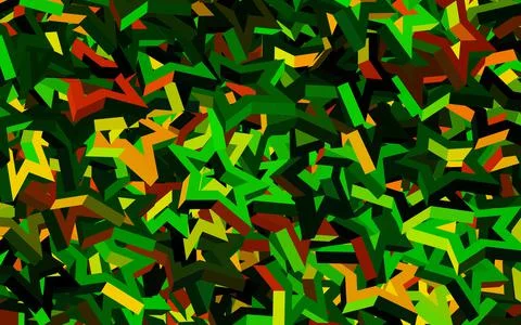 Dark Green, Red vector template with sky stars. Illustrazione stock
