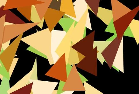 Dark Green, Red vector texture with triangular style. Stock Illustration