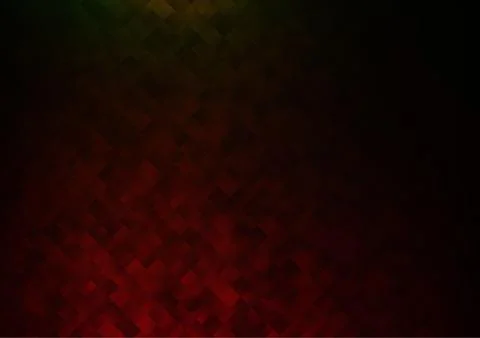 Dark Green, Red vector texture in rectangular style. イラスト素材