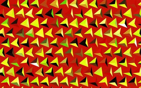 Dark Green, Red vector texture with triangular style. Stock Illustration