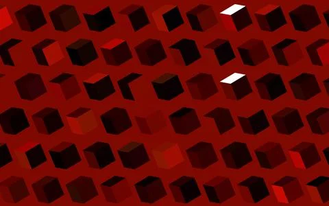 Dark Green, Red vector texture in rectangular style. Stock Illustration