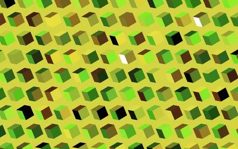 Dark Green, Red vector texture in rectangular style. Stock Illustration