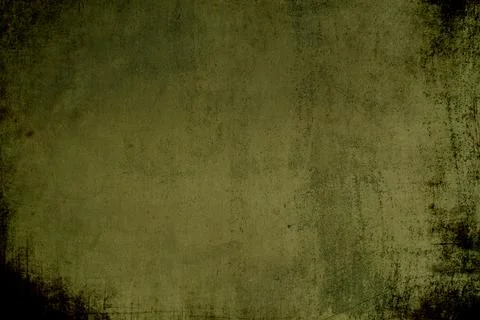 Dark green rusty wall background or texture Stock Photos