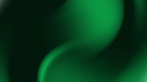 Dark green shades blend smoothly creating abstract fluid curves. Stock Footage 295381050