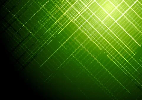 Dark green shiny tech vector brochure background Illustrazione stock
