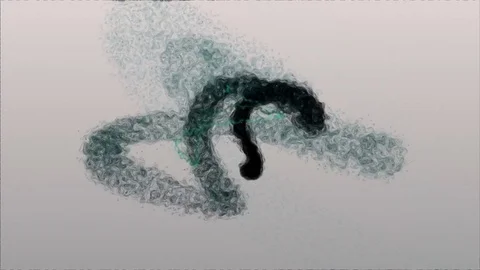 Dark green smoke Stock-Footage 82250665