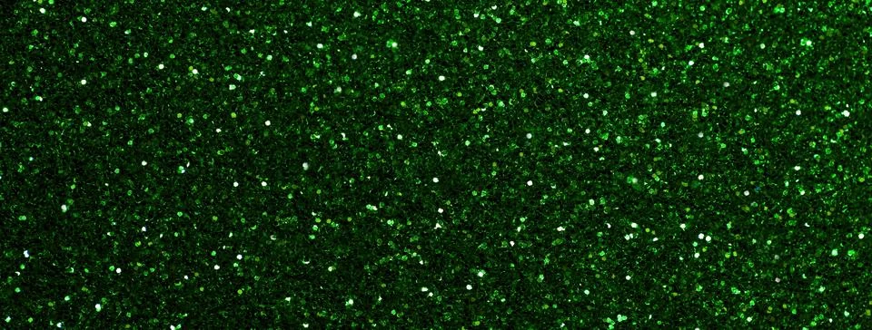 Dark green sparkling background from small sequins, macro. Shiny emerald gl.. Stock Illustration