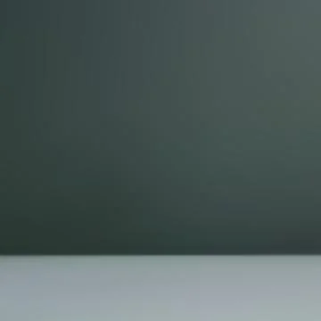 Dark green studio room background with spotlight gradient. イラスト素材