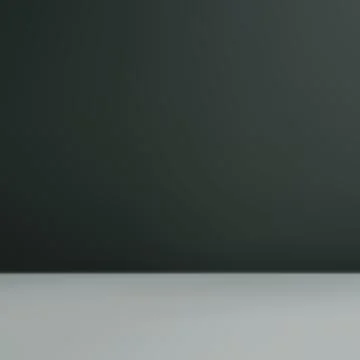 Dark green studio room background with spotlight gradient. Illustrazione stock