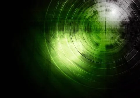 Dark green technology background Dark green technology background. Vector ... Stock Photos