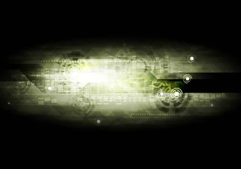 Dark green technology background Dark green technology background. Vector ... 스톡 사진