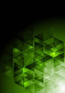 Dark green technology background. Vector design eps 10 Dark green technolo... Foto stock