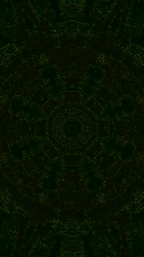 Dark green textured tunnel loop screensaver with repeating patterns and sof.. Stock Footage 321564593