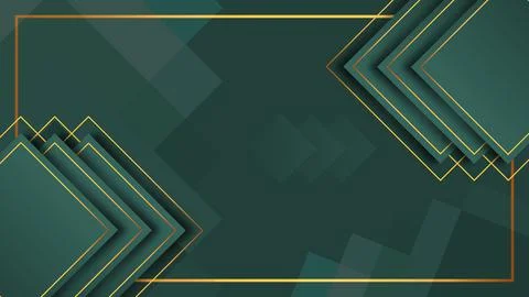 Dark Green Triangle Background Stock Illustration