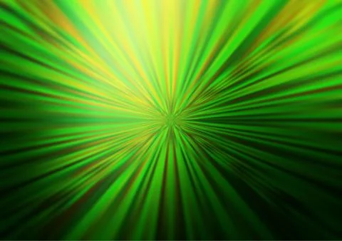 Dark Green vector abstract blurred background. Illustrazione stock