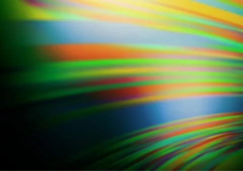 Dark Green vector abstract blurred pattern. Illustrazione stock