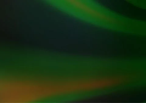 Dark Green vector abstract bokeh pattern. Illustrazione stock