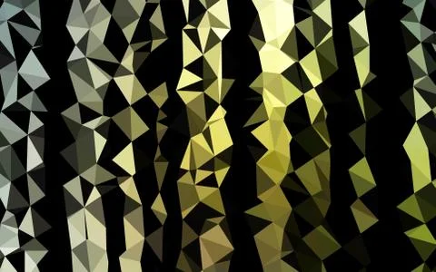 Dark Green vector abstract mosaic pattern. Illustrazione stock