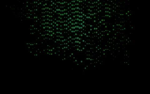 Dark Green vector backdrop with dots. イラスト素材