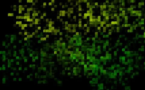 Dark Green vector backdrop with rectangles, squares. Stock Illustration
