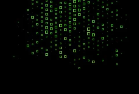 Dark Green vector backdrop with rhombus. Stock Illustration