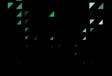 Dark Green vector background with bubbles. 스톡 일러스트