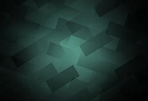 Dark Green vector background in polygonal style. 스톡 일러스트