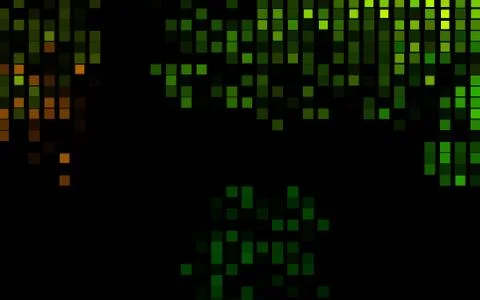 Dark Green vector background with rectangles. イラスト素材