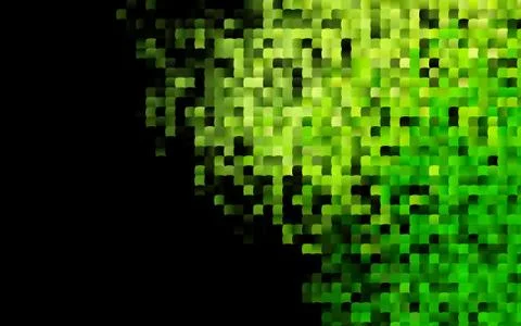 Dark Green vector background with rectangles. Stock Illustration