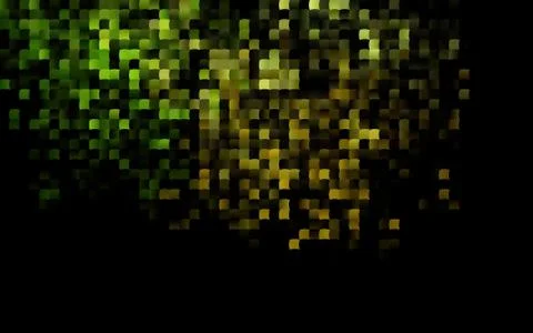 Dark Green vector background with rectangles. Illustrazione stock