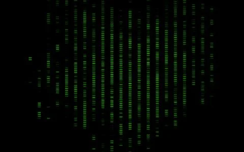 Dark Green vector background with straight lines. Stock-Illustration