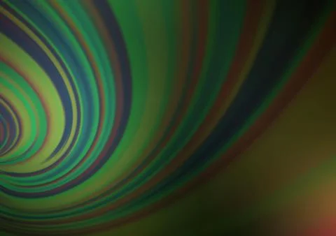 Dark Green vector blur pattern. Illustrazione stock