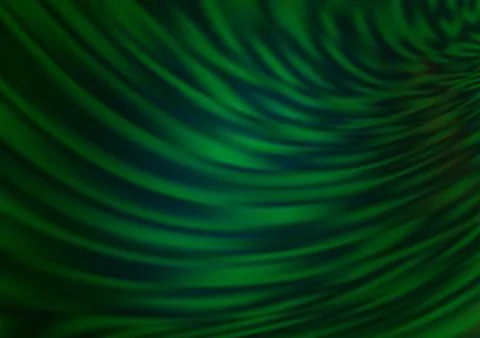 Dark Green vector blurred background. Stock Illustration