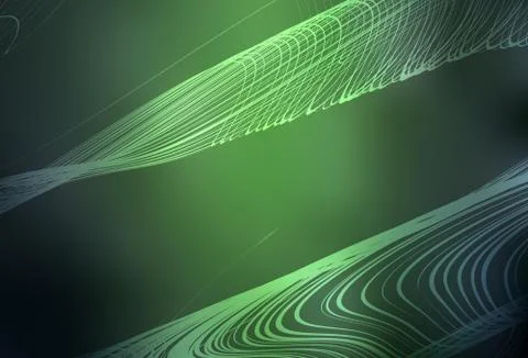 Dark Green vector blurred bright pattern. Stock Illustration