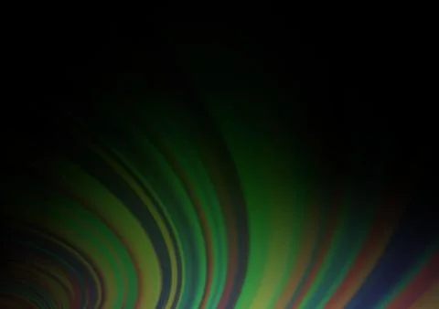 Dark Green vector blurred bright pattern. 스톡 일러스트