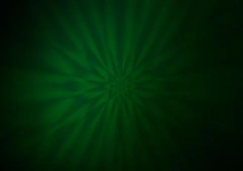 Dark Green vector blurred shine abstract background. Illustrazione stock