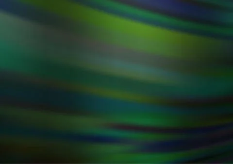 Dark Green vector blurred shine abstract pattern. Stock Illustration