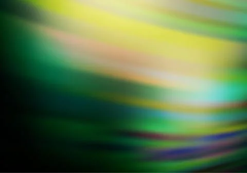 Dark Green vector blurred shine abstract pattern. Stock Illustration