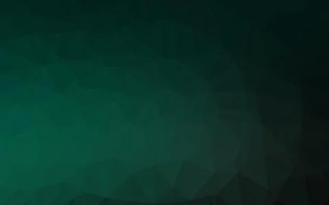 Dark Green vector blurry triangle pattern. 스톡 일러스트