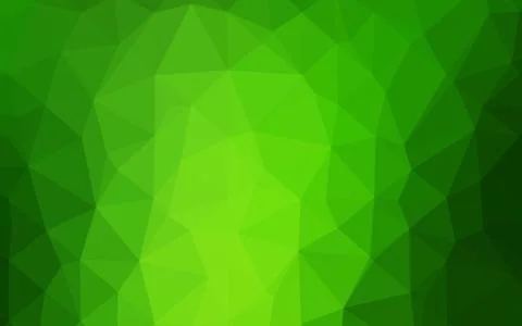 Dark Green vector blurry triangle pattern. Illustrazione stock