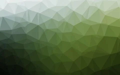 Dark Green vector blurry triangle pattern. Illustrazione stock