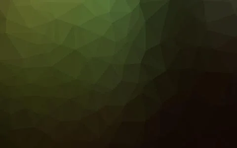 Dark Green vector blurry triangle pattern. Stock Illustration