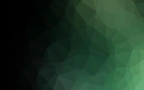 Dark Green vector blurry triangle pattern. Illustrazione stock