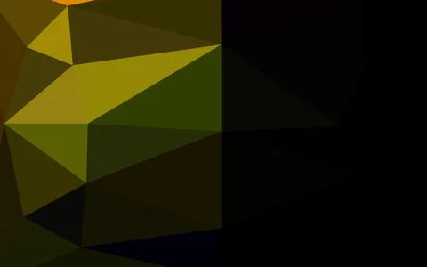 Dark Green vector blurry triangle texture. イラスト素材