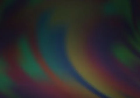 Dark Green vector bokeh pattern. Illustrazione stock