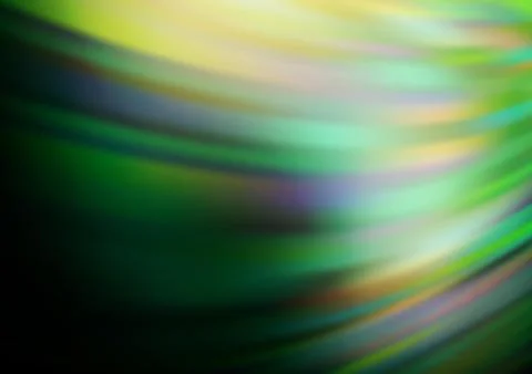 Dark Green vector bokeh pattern. Illustrazione stock