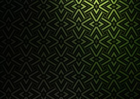 Dark Green vector cover in polygonal style. Ilustración de archivo