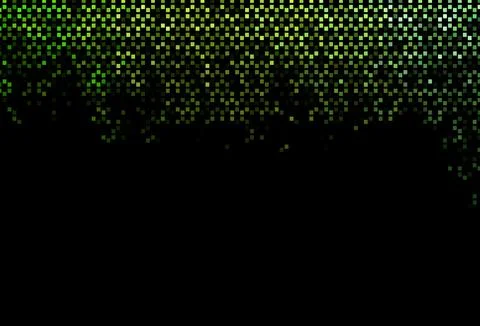 Dark Green vector cover with polygonal style. Stock Illustration