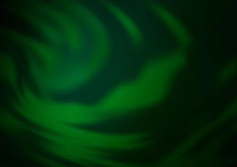 Dark Green vector glossy abstract background. Illustrazione stock