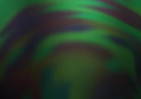 Dark Green vector glossy abstract template. Stock-Illustration